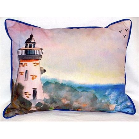 BETSY DRAKE Betsy Drake HJ052 Light House Large Indoor-Outdoor Pillow 15 in. x 22 in. HJ052